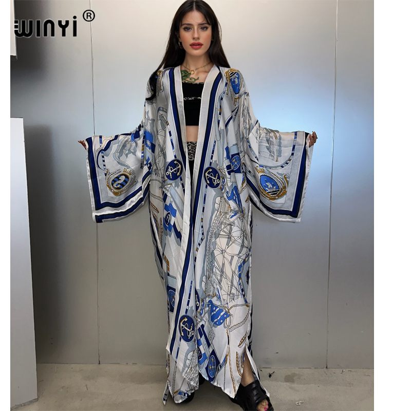 Cover Up Kaftan - WINYI kimono letni kaftan kostiumy kąpielowe