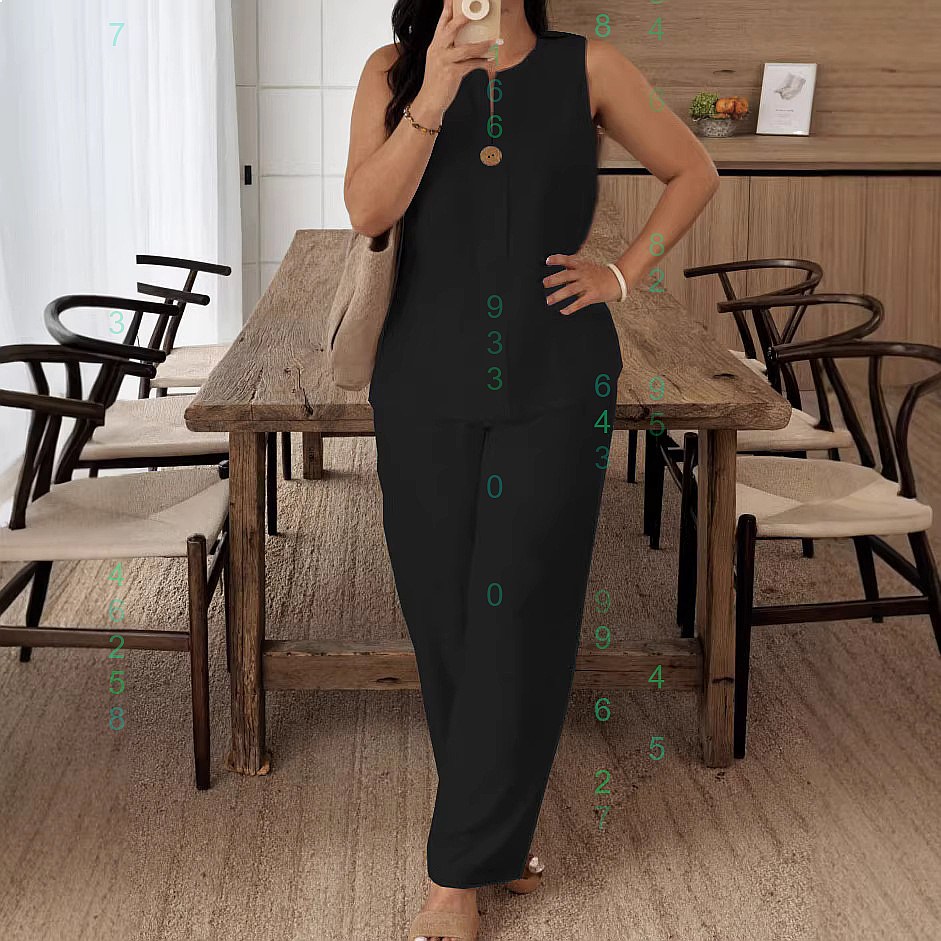Wygodny, luźny top i spodnie z – Linen Pant Wide recenzja i cena