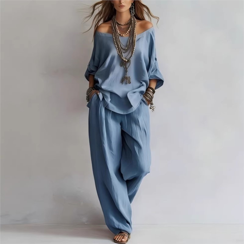 Letni, luźny, lniany damski ko – Linen Pant Wide recenzja i cena