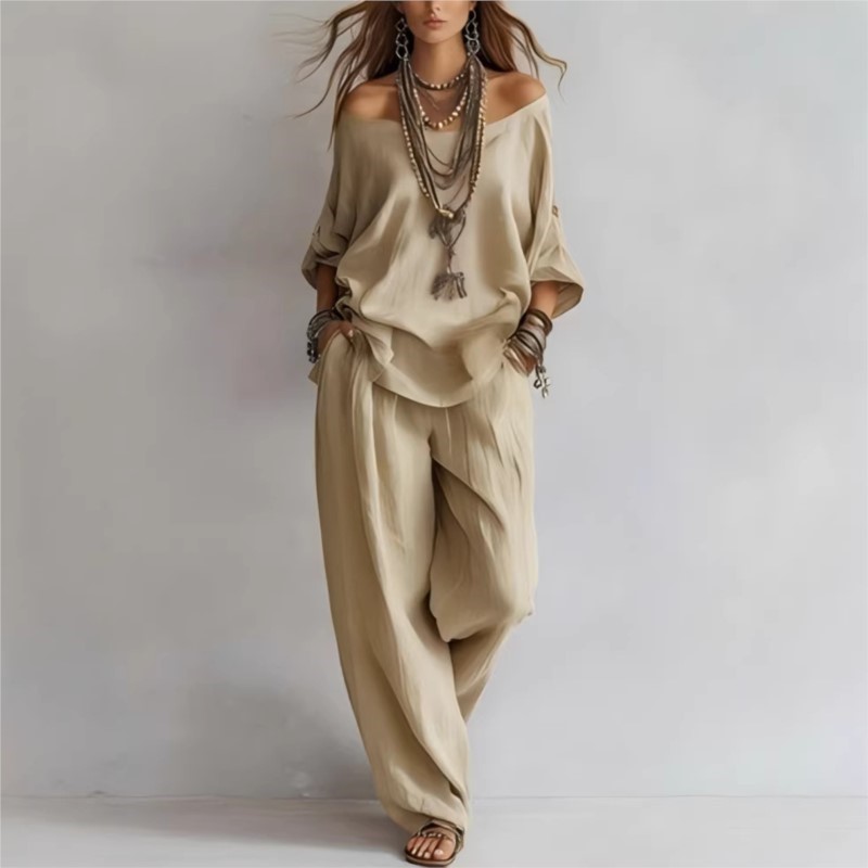 Letni, luźny, lniany damski ko – Linen Pant Wide recenzja i cena