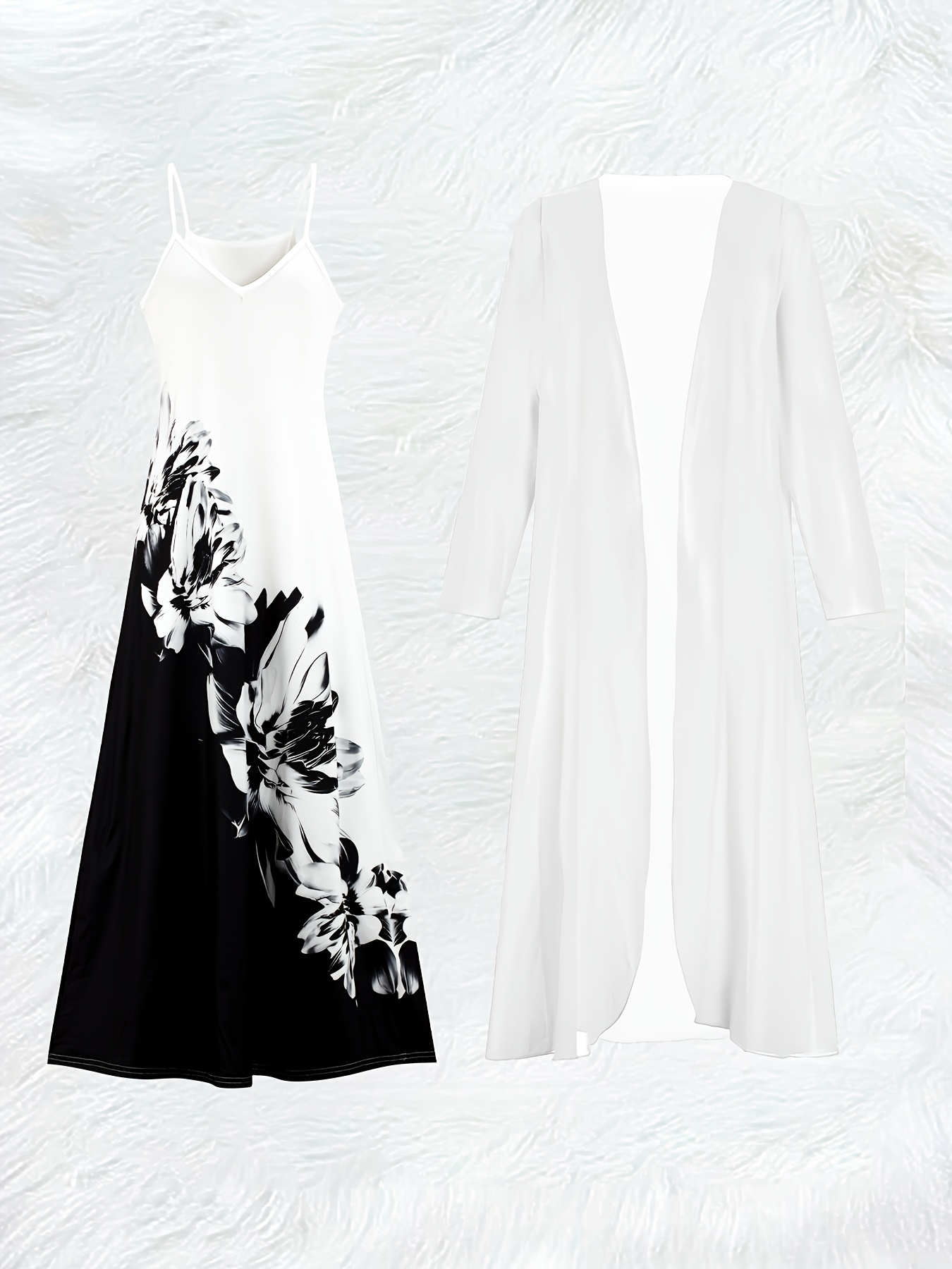 Damski zestaw: sukienka midi w – Midi Skirt Floral recenzja i cena